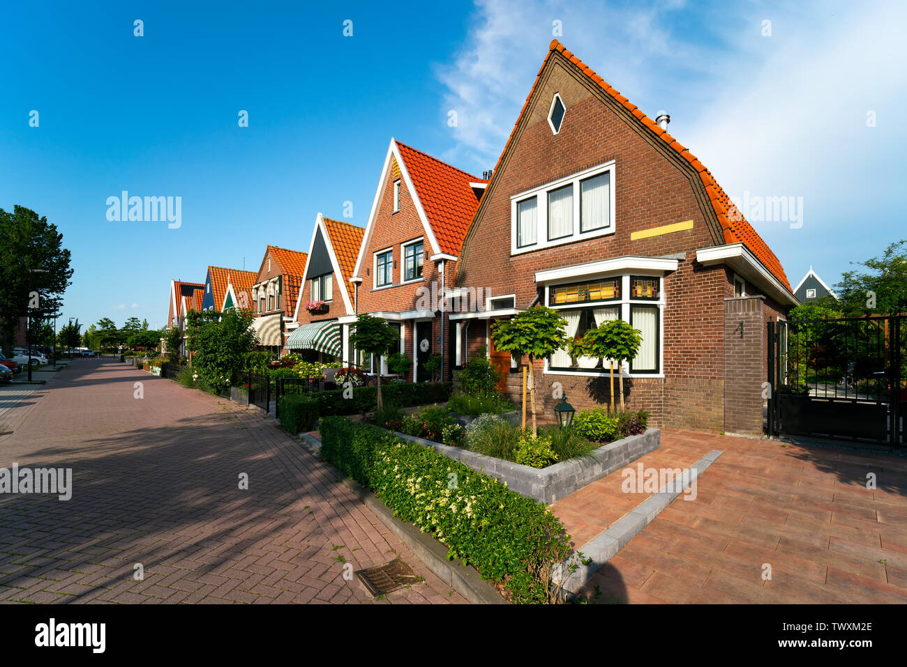 Volendam - kleine historische Dutch Village, Niederlande Stockfoto