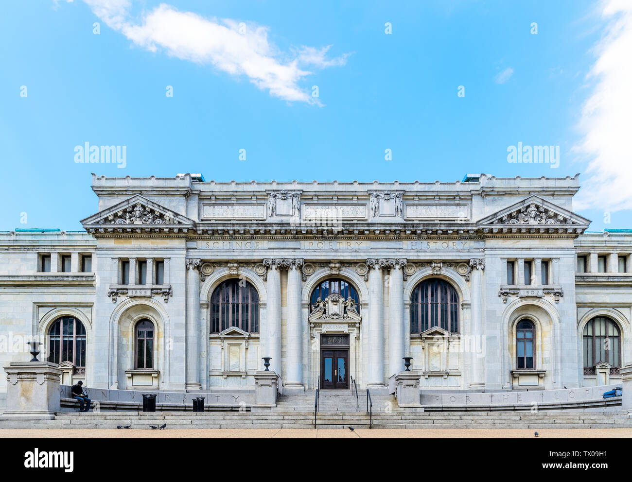 Der Carnegie Library von DC, in dem heute von Apple Flagship Store in Washington, DC, USA. Stockfoto