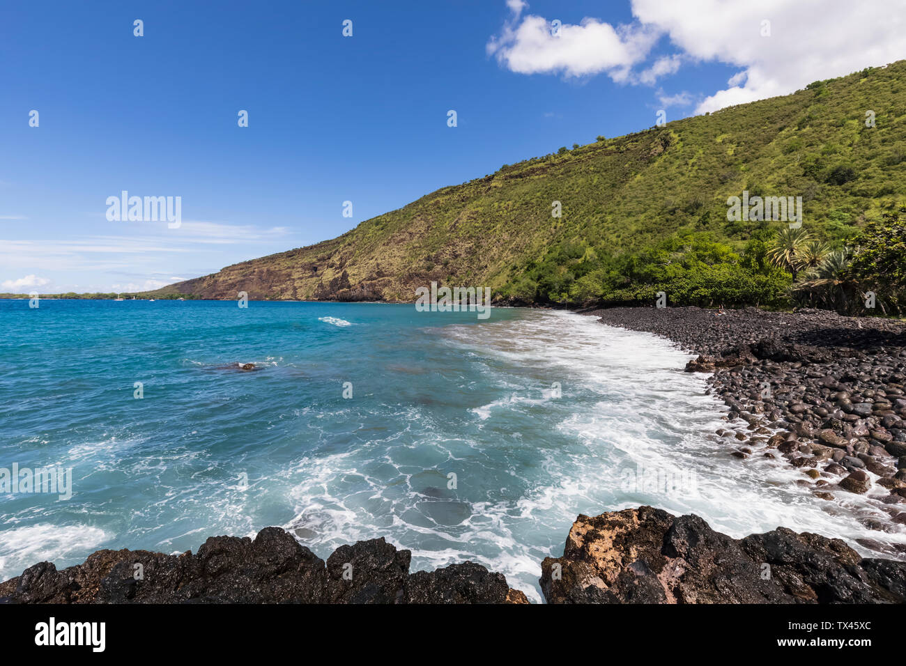 USA, Hawaii, Big Island, Kealakekua Bay State Historical Park Stockfoto