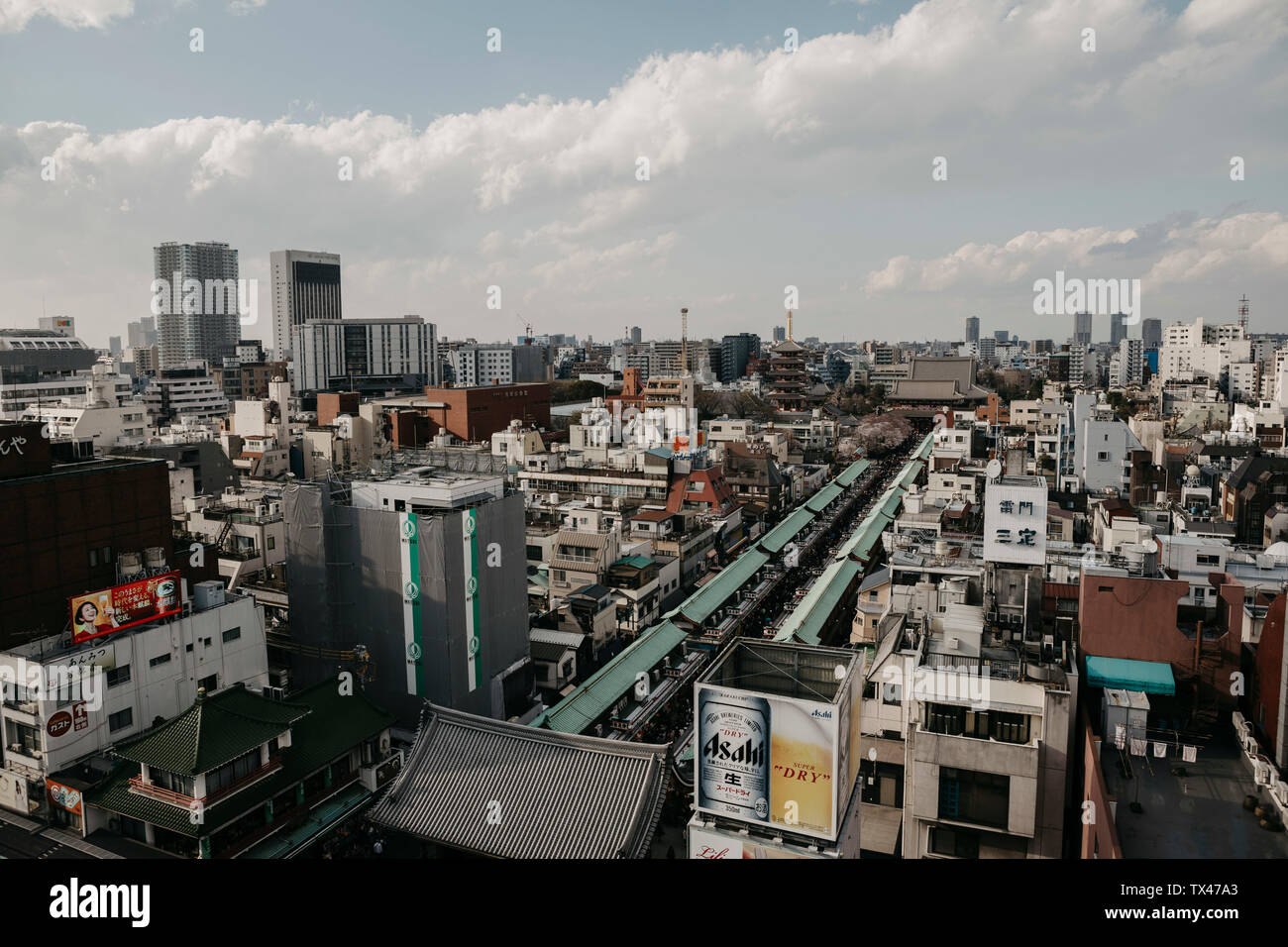 Japan, Tokio, Asakusa, Stadtbild Stockfoto