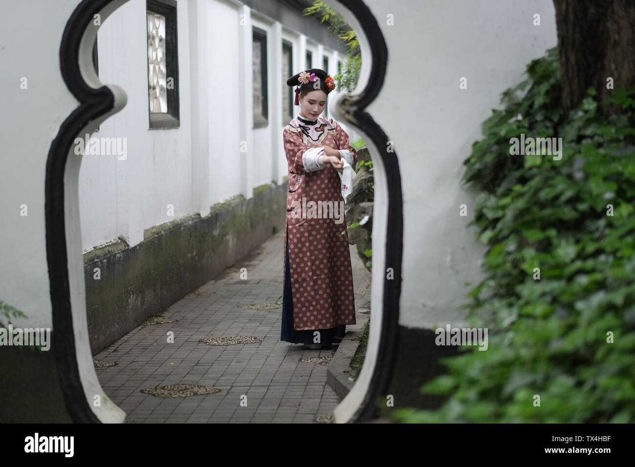 Antike Kostüm. Alten Stil. Stockfoto