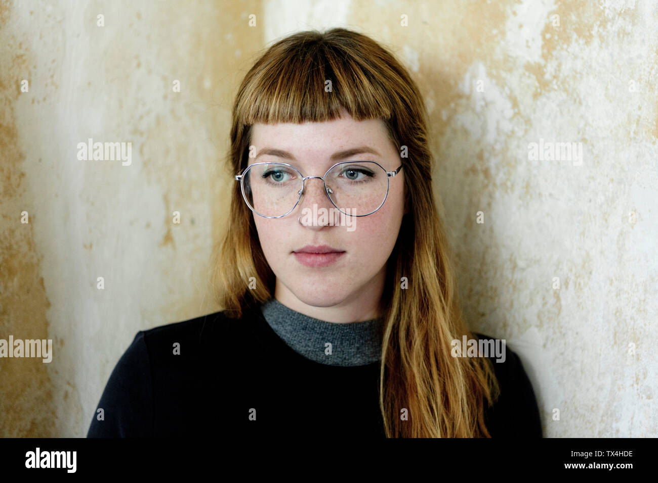 Porträt von einer Studentin Stockfoto