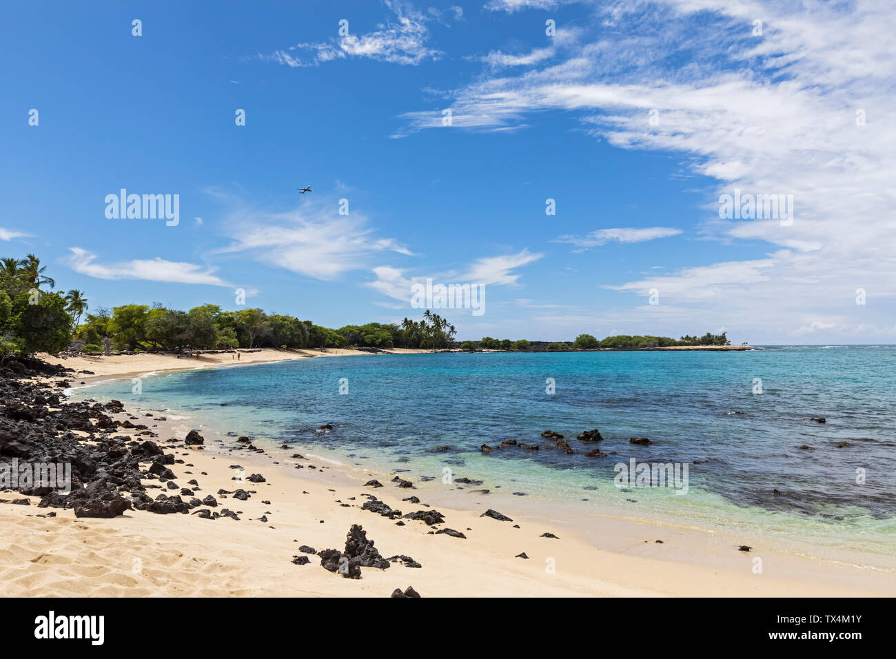 USA, Hawaii, große Insel, Kona, Mahai'ula Beach Stockfoto