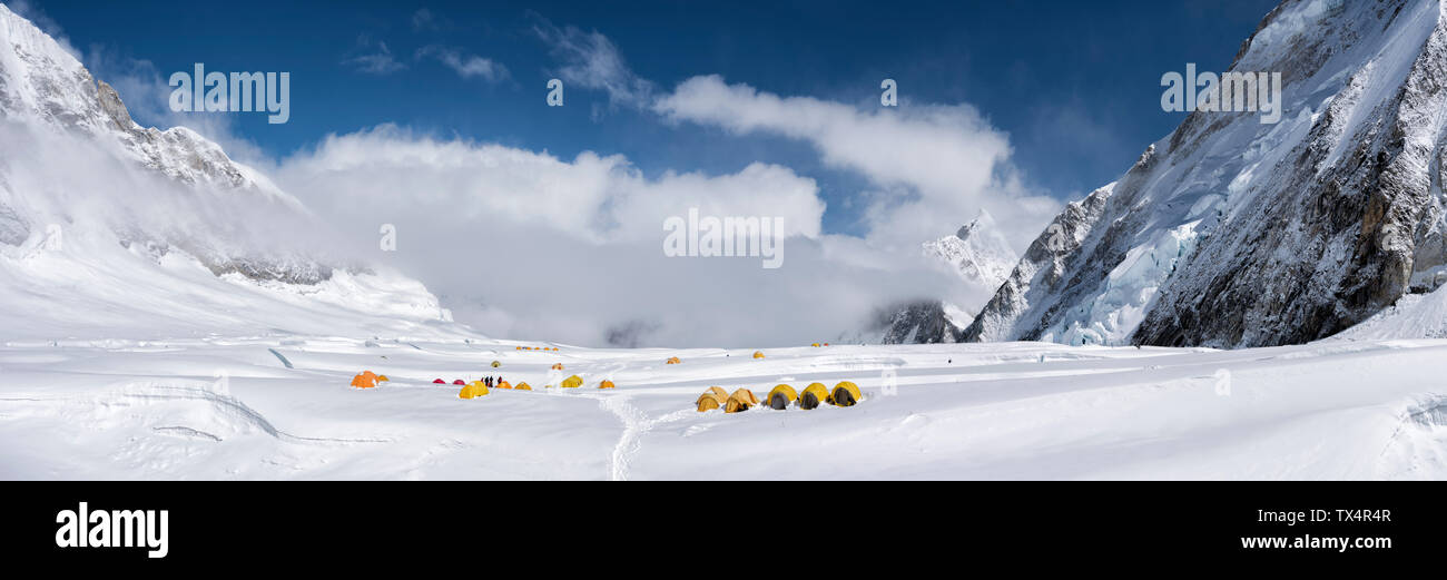 Nepal, Solo Khumbu, Everest, Camp an der Western Cwm Stockfoto