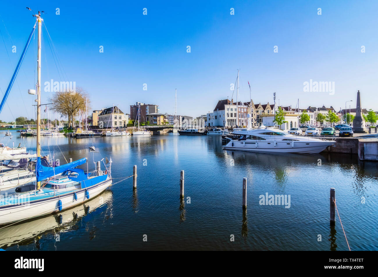 Zeeland, Domburg, Hafen Stockfoto
