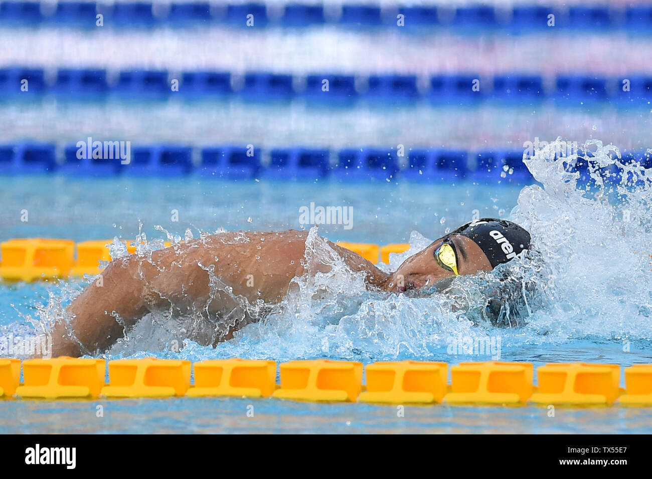 Rom, Italien. 24. Juni, 2019. 56. Ausgabe des Settecolli Schwimmen Trophäe. Rom 23-06-2019 Im Bild Daiya Seto Gewinner des 200 einzelnen gemischt m Foto Fotograf01 Gutschrift: Unabhängige Fotoagentur/Alamy leben Nachrichten Stockfoto