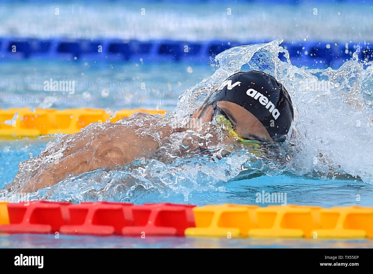 Rom, Italien. 24. Juni, 2019. 56. Ausgabe des Settecolli Schwimmen Trophäe. Rom 23-06-2019 Im Bild Daiya Seto Gewinner des 200 einzelnen gemischt m Foto Fotograf01 Gutschrift: Unabhängige Fotoagentur/Alamy leben Nachrichten Stockfoto