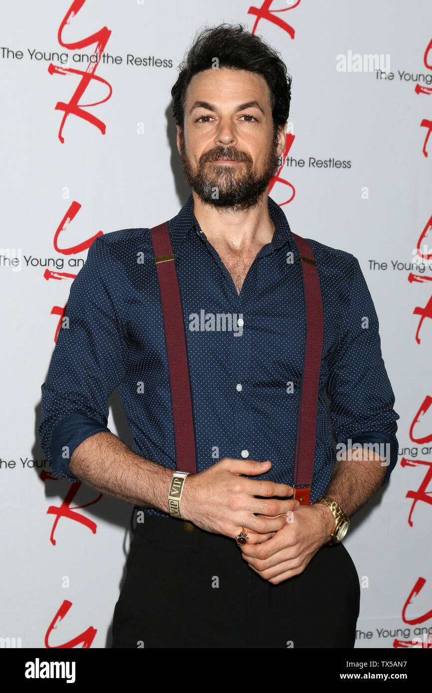 Juni 23, 2019 - Burbank, CA, USA - LOS ANGELES - 23.Juni: David Lago an der Jungen und dem rastlosen Fan Club Mittagessen im Marriott Burbank Convention Center am 23. Juni 2019 in Burbank, CA (Credit Bild: © Kay Blake/ZUMA Draht) Stockfoto