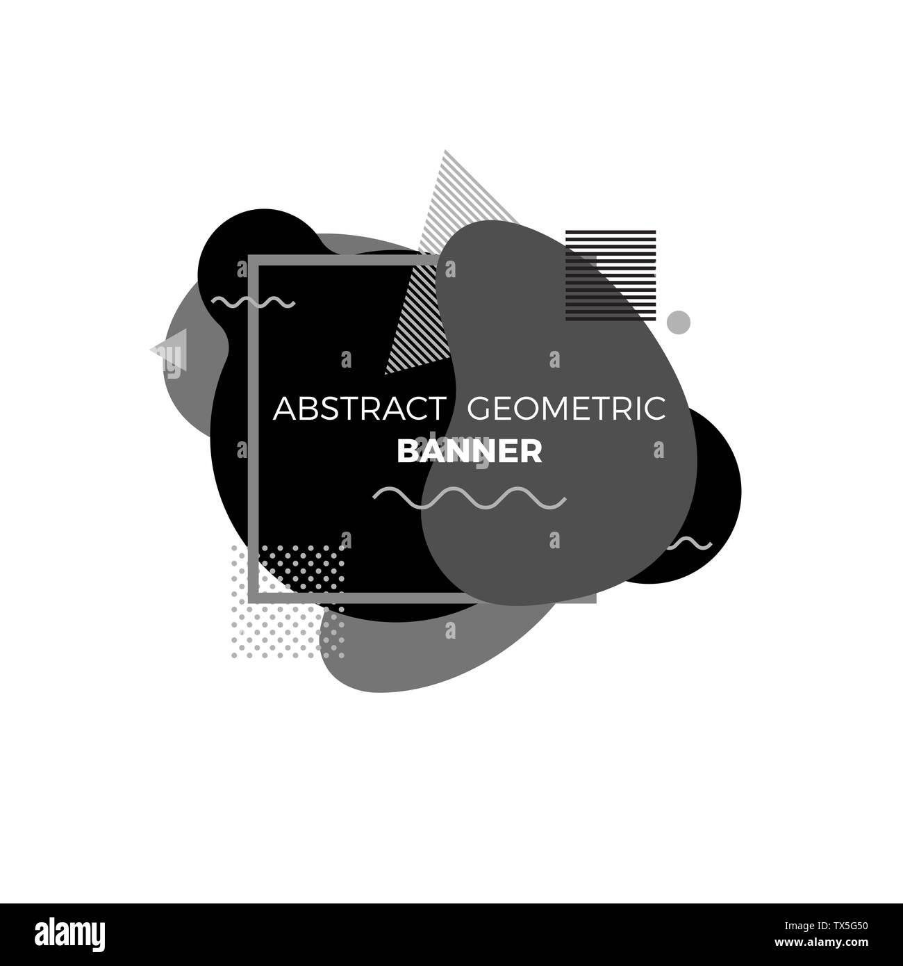 Abstrakt kreativ Geometrische banner Vorlage. Moderne futuristischen grafische Elemente für Musik Album Cover oder andere Design. Gradient formen. Vektor illustr Stock Vektor