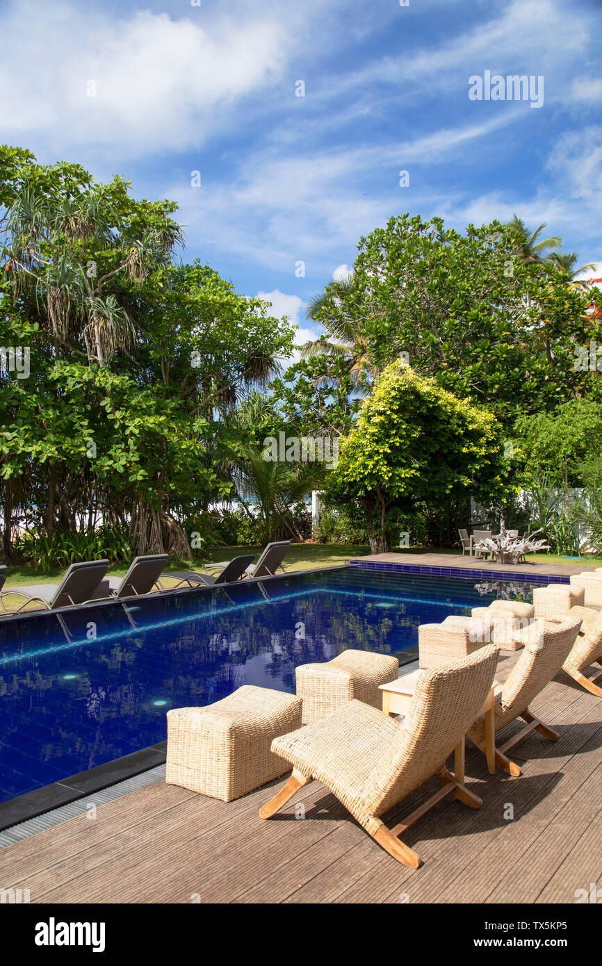 Zephyr Talalla Talalla boutique Hotel, Kärnten, Sri Lanka Stockfoto