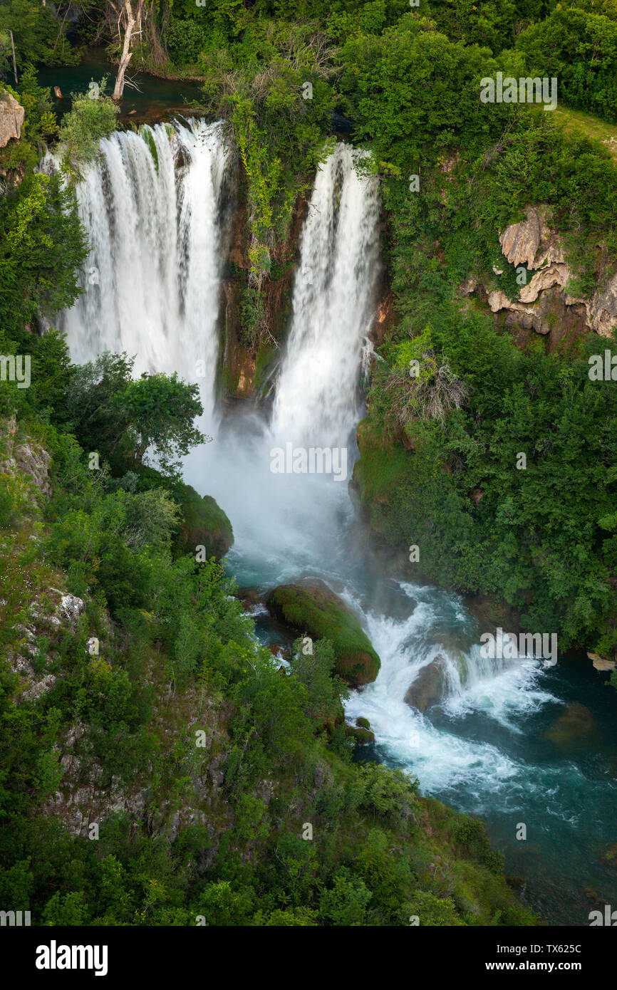 Manojlovački buk Wasserfall im Nationalpark Krka, Kroatien Stockfoto