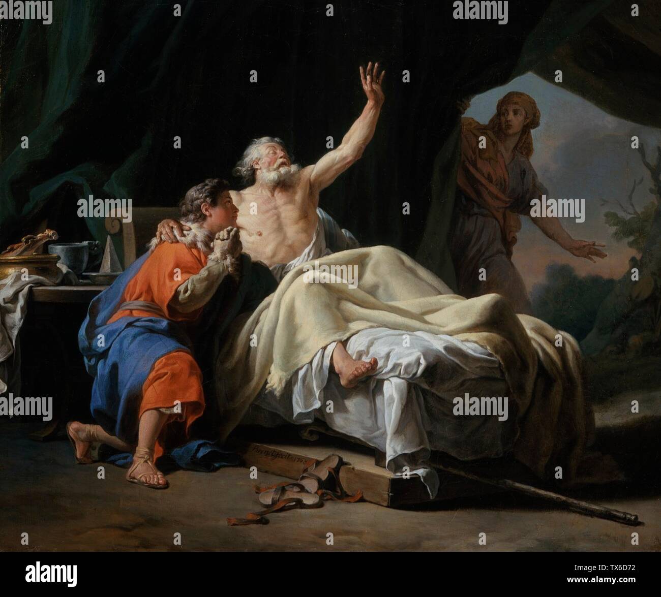 Isaac blessing jacob Fotos und Bildmaterial in hoher Auflösung Alamy