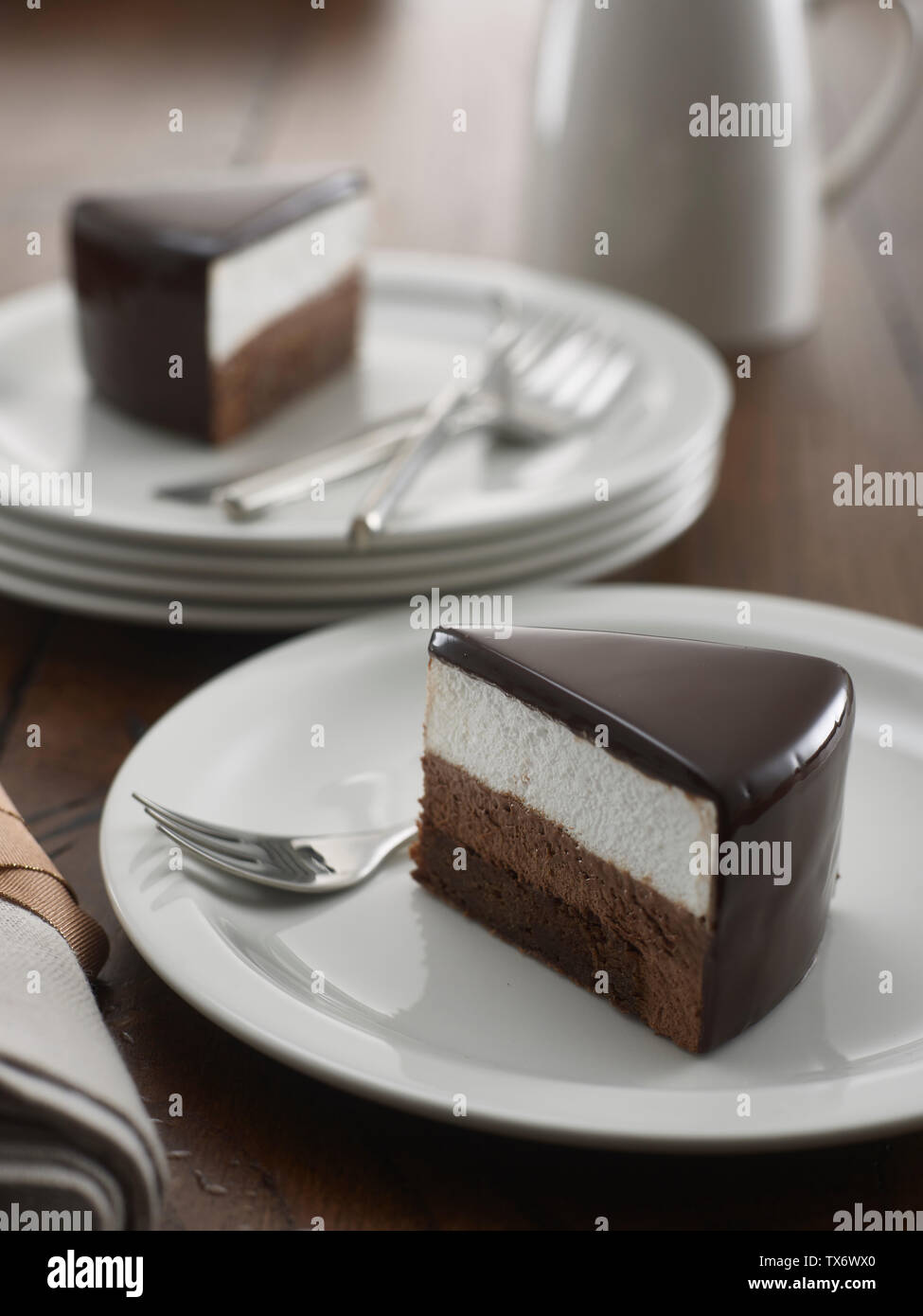 Schokolade Torte Stockfoto