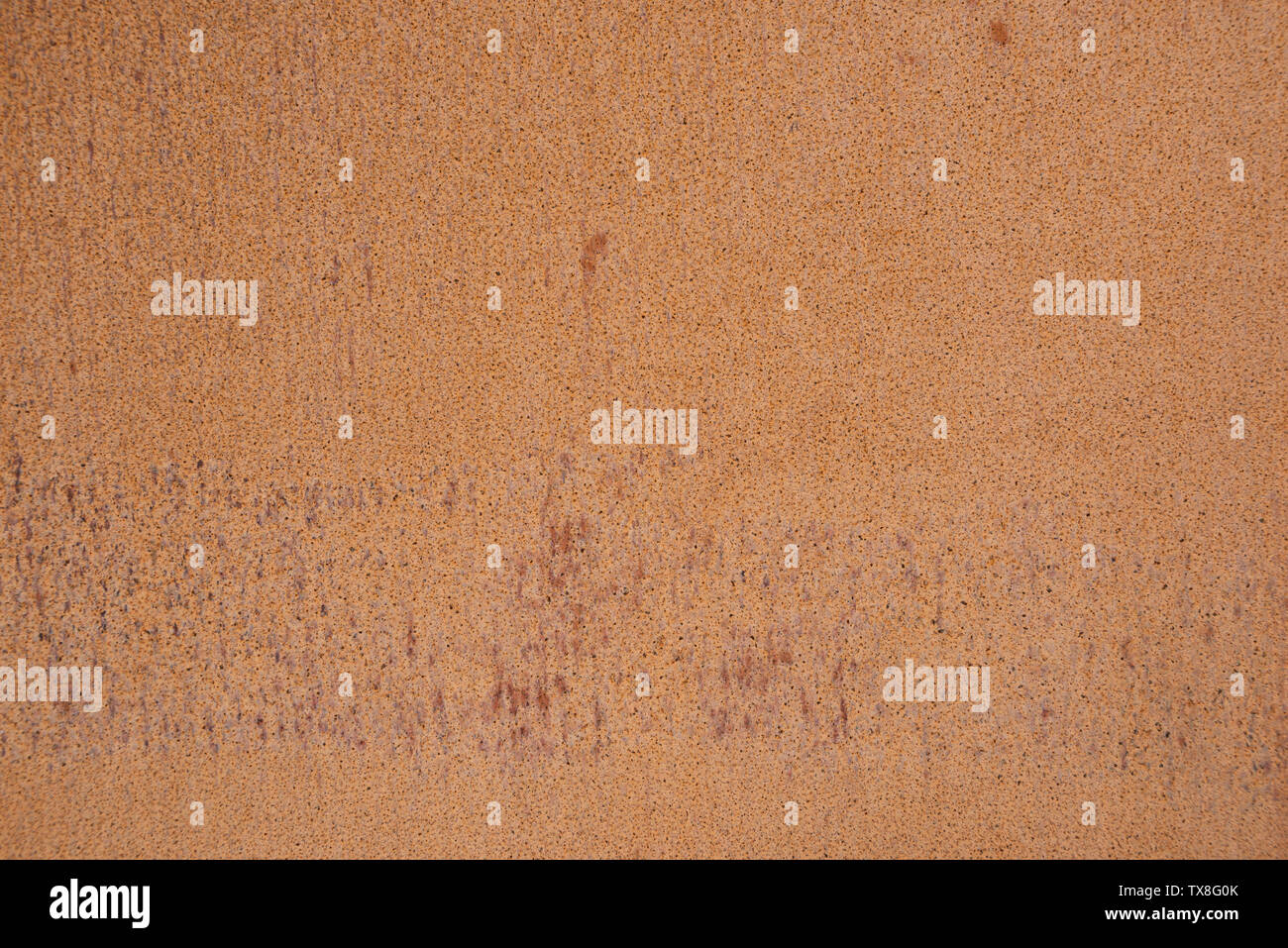 Rostiges Metall Textur closeup. Rot abstrakt Hintergrund für Design Stockfoto