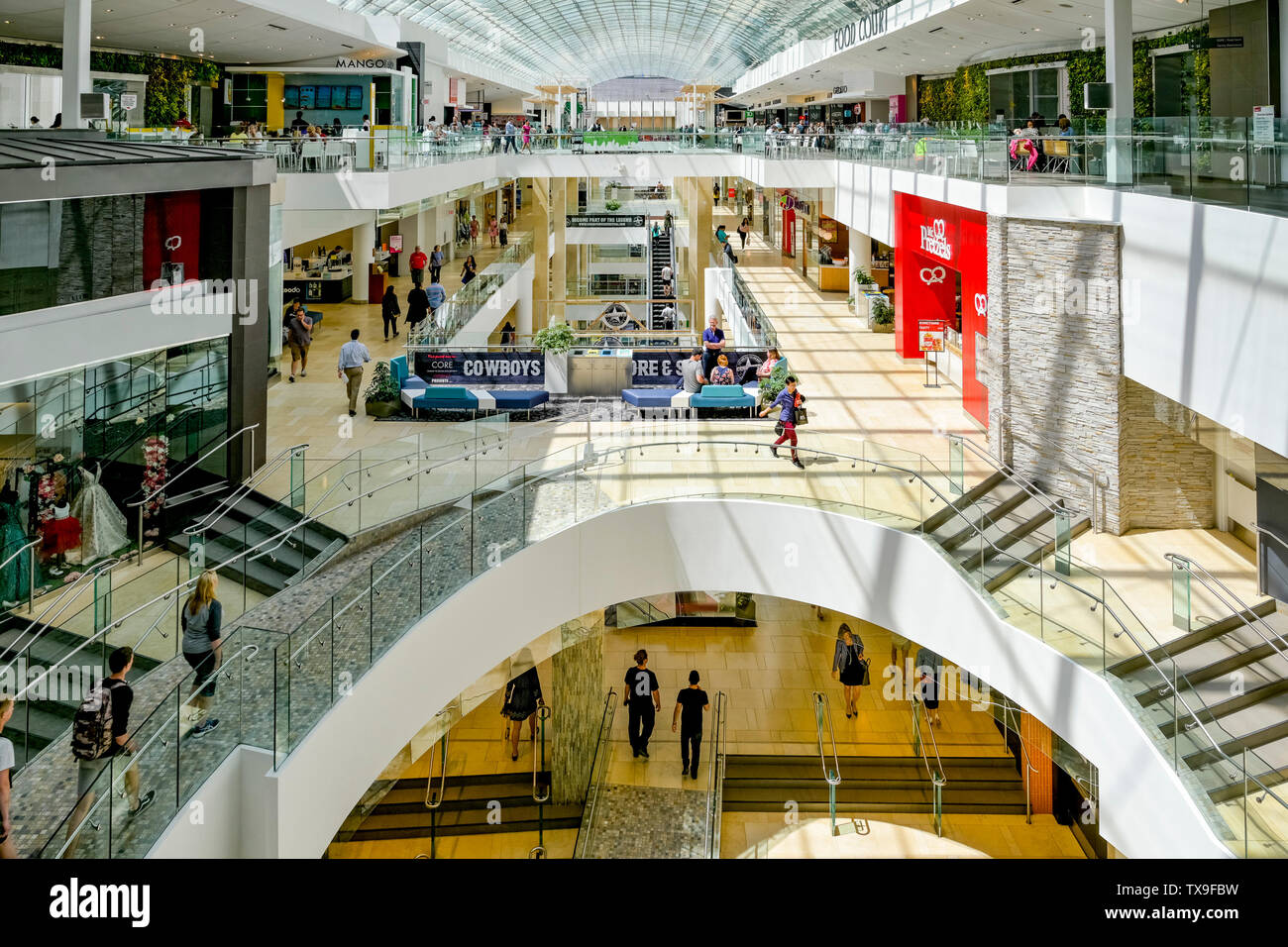 Core Shopping Center, Downtown, Calgary, Alberta, Kanada Stockfoto