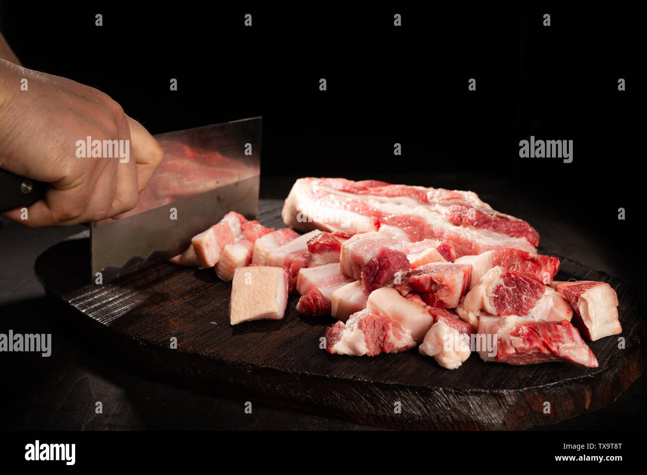 Frische Nordosten Reine dummes Schwein Stockfoto