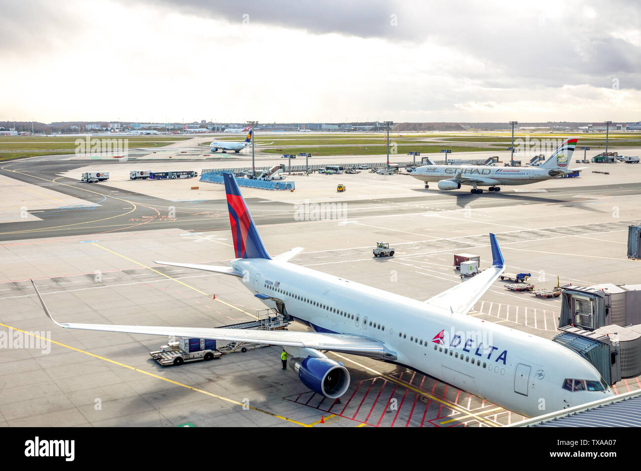 Flughafen, Frankfurt/Main, Stockfoto