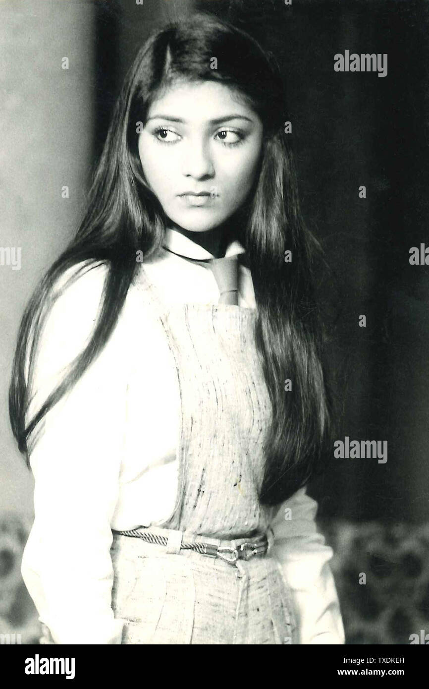 Indische Bollywood-Filmdarstellerin, Arti Gupta, Indien, Asien, 1980 Stockfoto