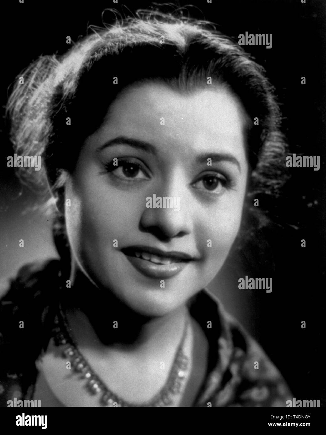 Indische Bollywood Schauspielerin Usha Kiran, Indien, Asien, 1953 Stockfoto