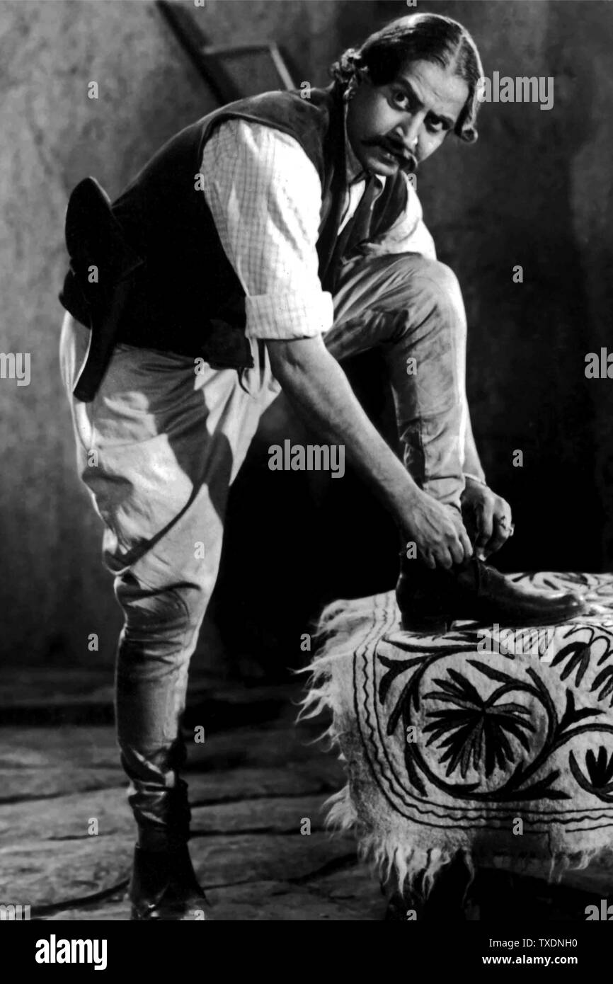 Indische Bollywood Schauspieler Pran, Indien, Asien, 1960 Stockfoto