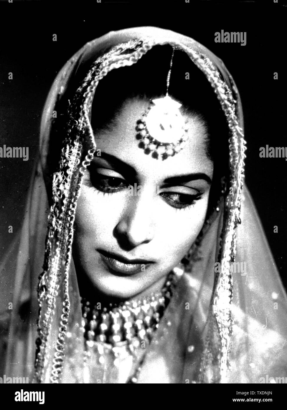 Indische Bollywood Schauspielerin Waheeda Rehman, Indien, Asien, 1960 Stockfoto