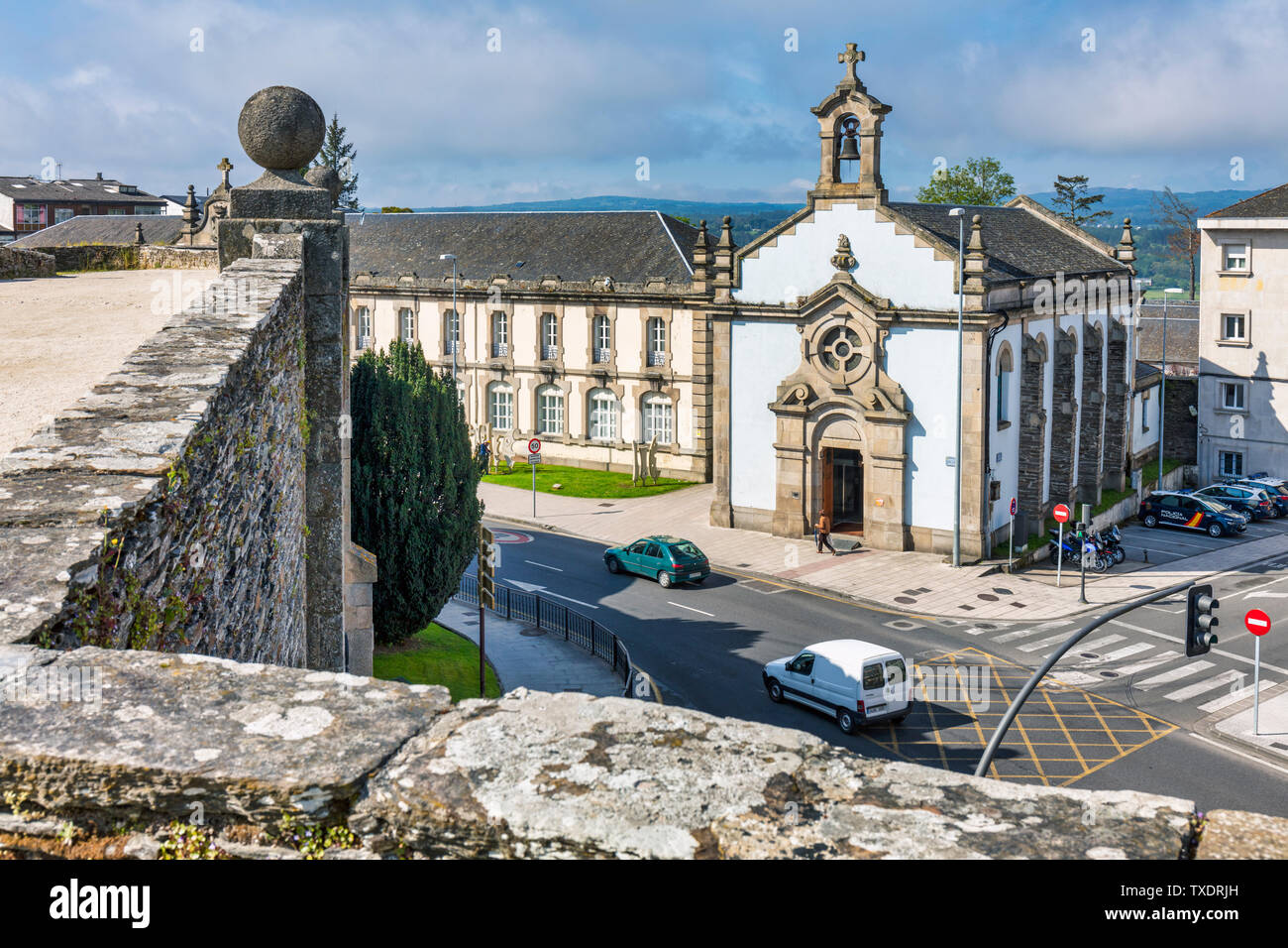 Capela de Santa Maria, Lugo, Provinz Lugo, Galizien, Spanien Stockfoto