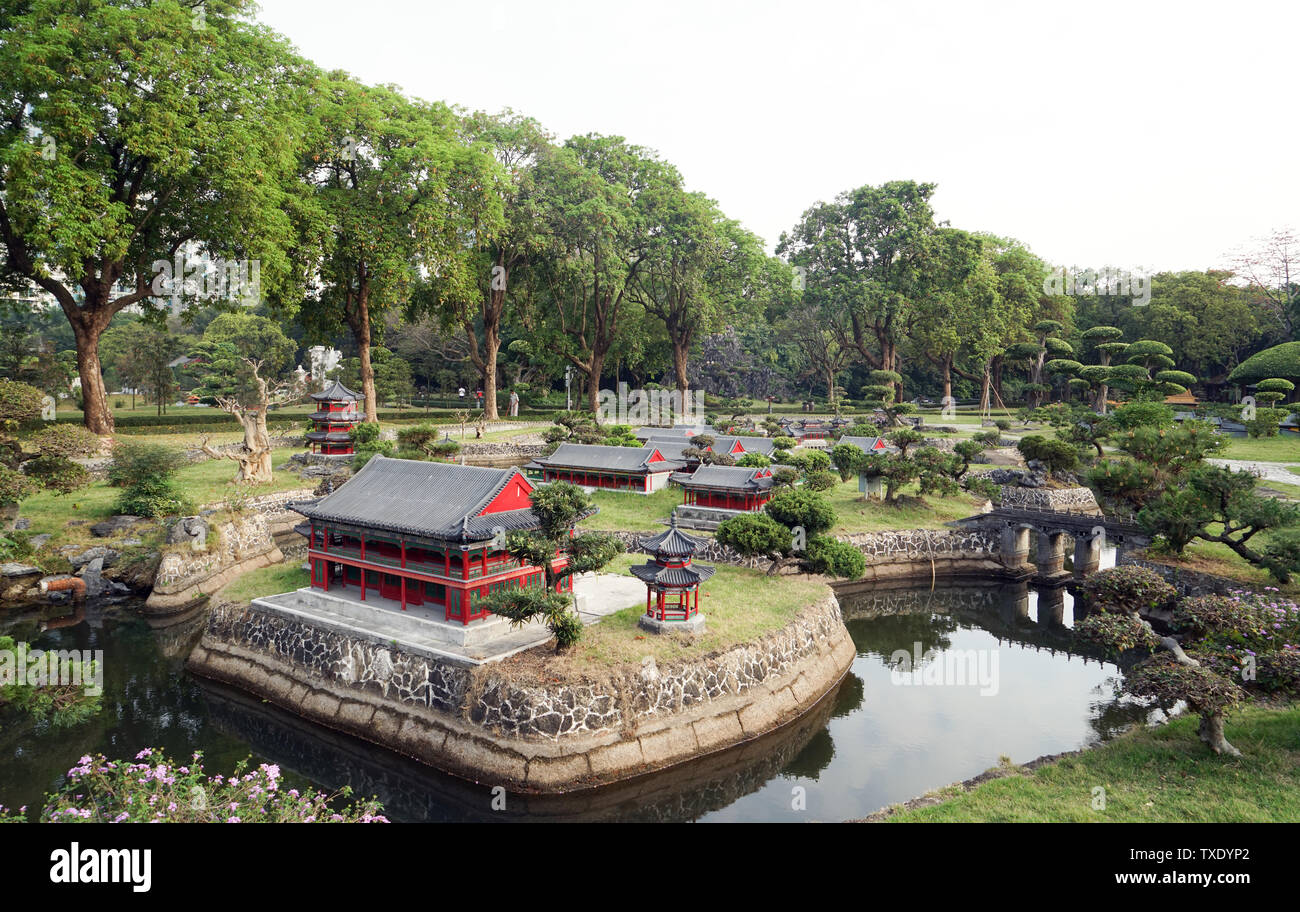 Fairview chinesische Architekturmodell Stockfoto