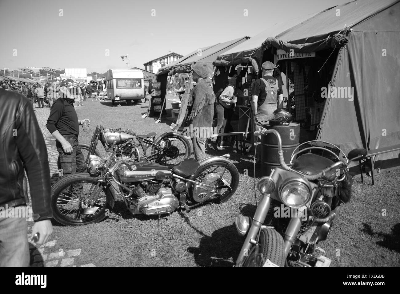 Biker Festival, pasakdek Stockfoto