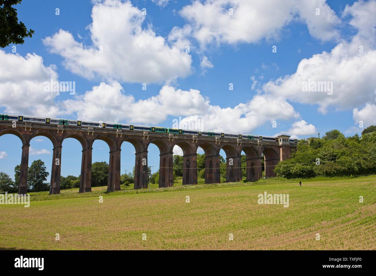 Ouse tal Viadukt, Balcombe, West Sussex, Großbritannien Stockfoto