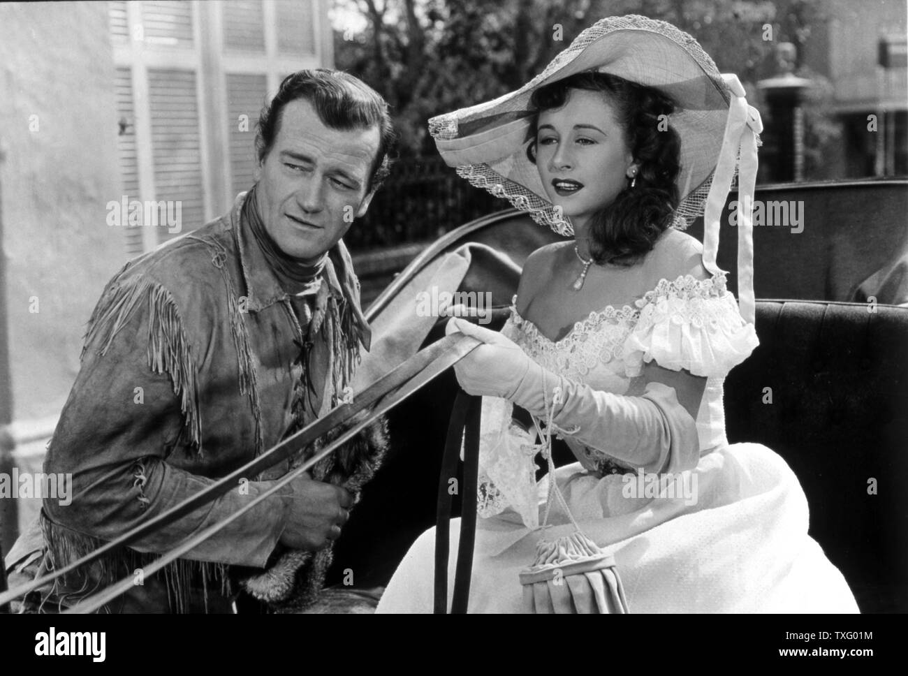 Le Bagarreur du Kentucky der Kämpfe Kentuckian Jahr: 1949 USA Regie: George Waggner Vera Ralston, John Wayne John Wayne Produktionen Stockfoto