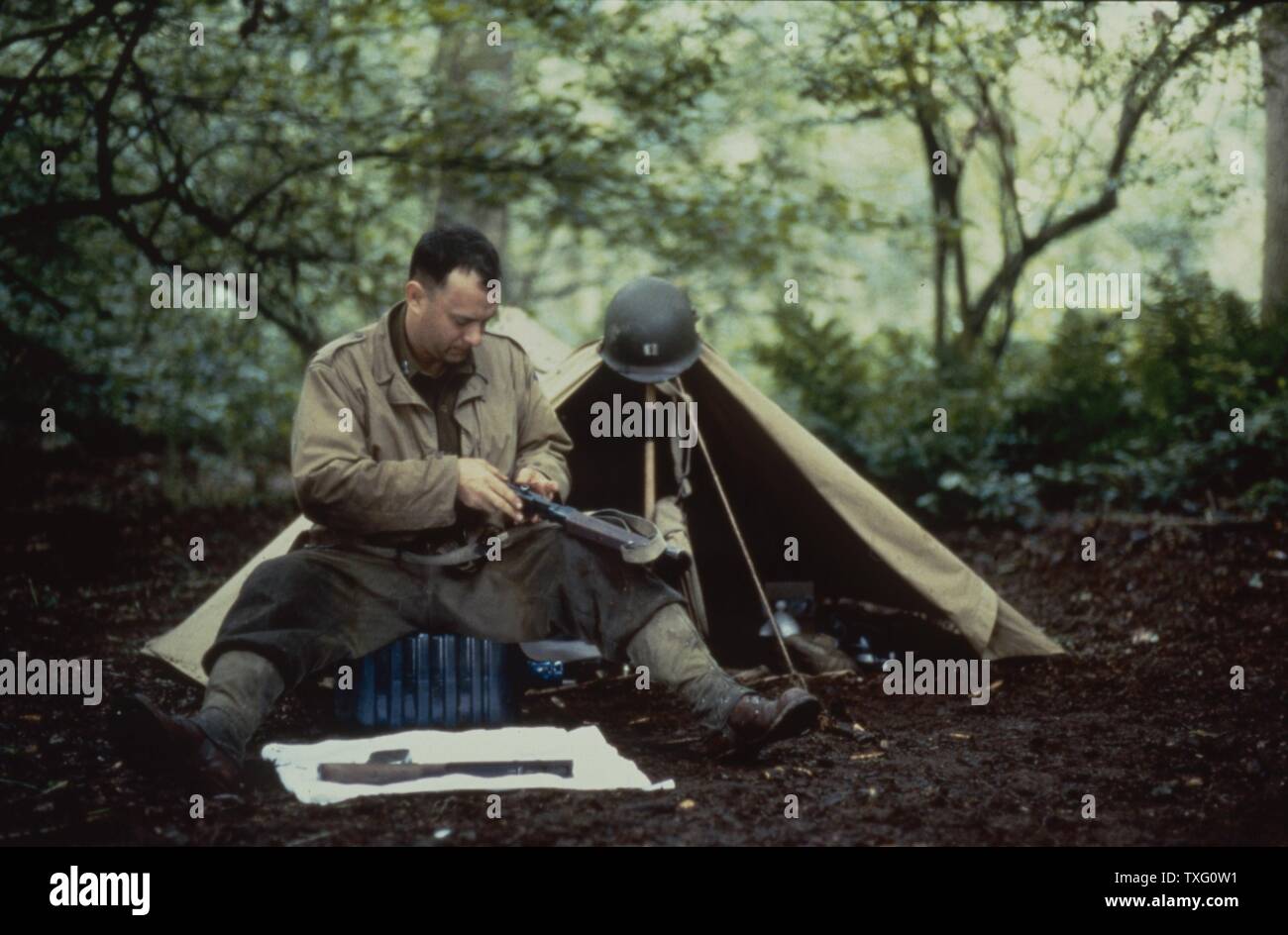 Der Soldat James Ryan Jahr: 1998 USA Regie: Steven Spielberg Tom Hanks. Stockfoto