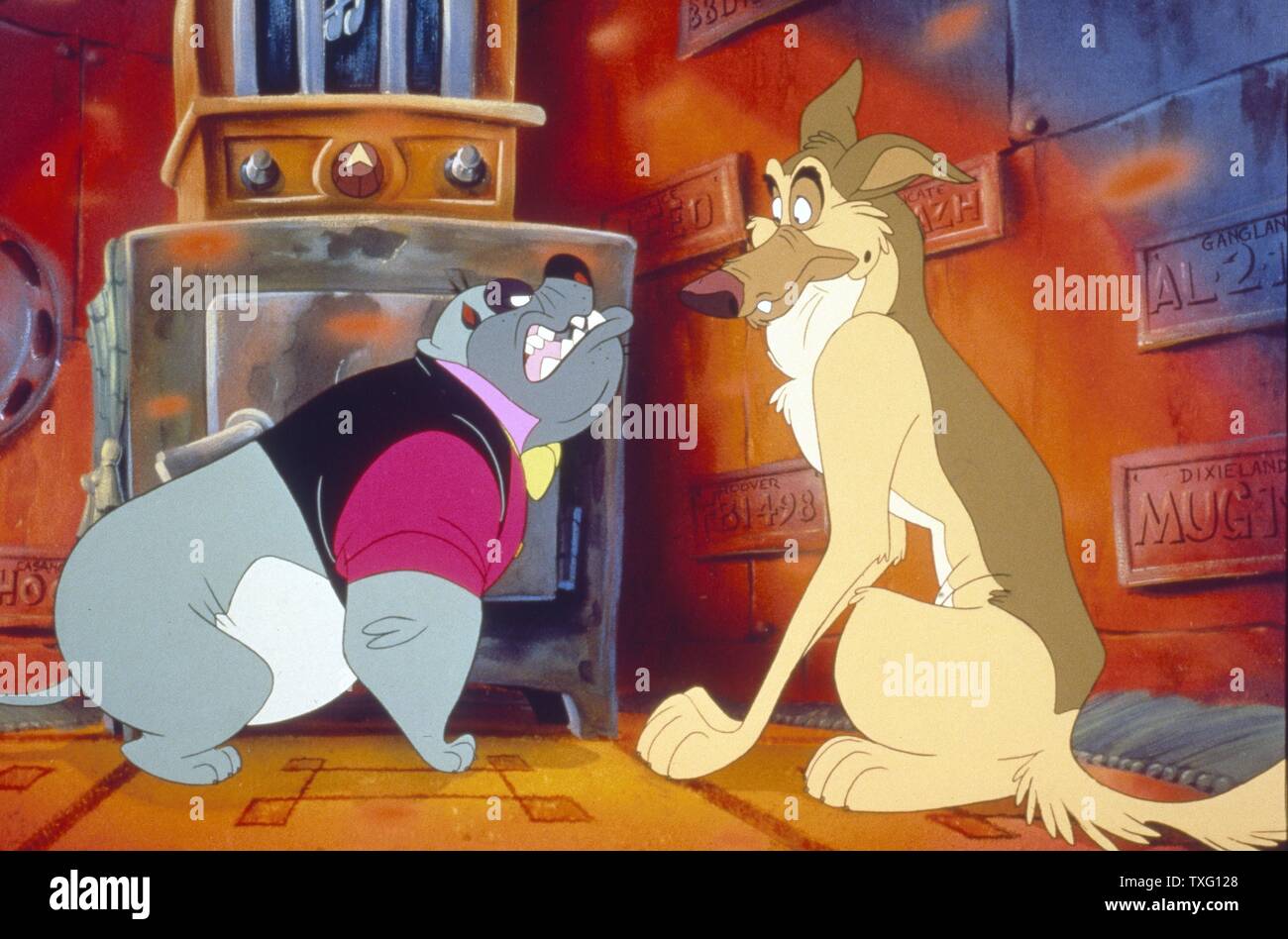 Alle Hunde kommen in den Himmel Jahr: 1989 USA/Irland Regie: Don Bluth Animation Stockfoto
