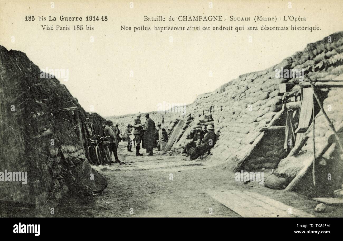 Herbstschlacht In Der Champagne Stockfotos und bilder Kaufen Alamy