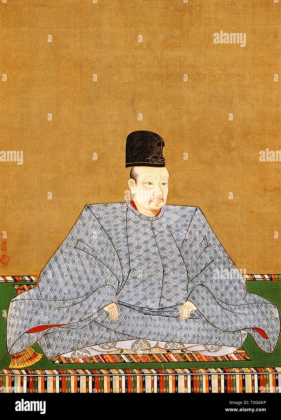 Kaiser Go-Yozei, 107 Kaiser von Japan, 1586 bis 1611 regierte er Stockfoto