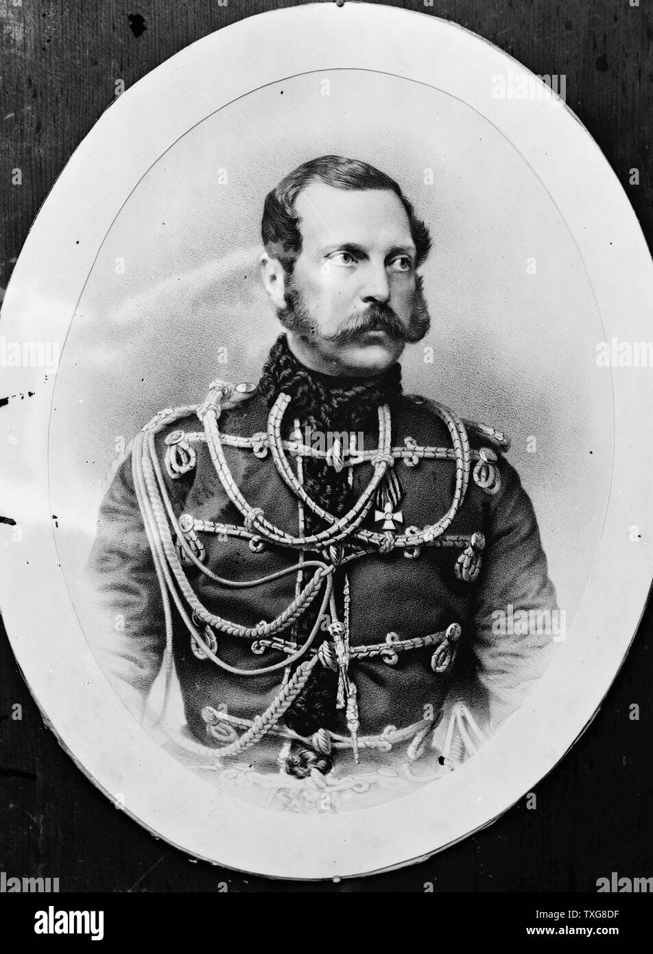 Alexander II, Zar von Russland von 1855, Alexander, dem Befreier für seine Abschaffung der Leibeigenschaft im Jahre 1861. In St. Petersburg ermordet. Stockfoto