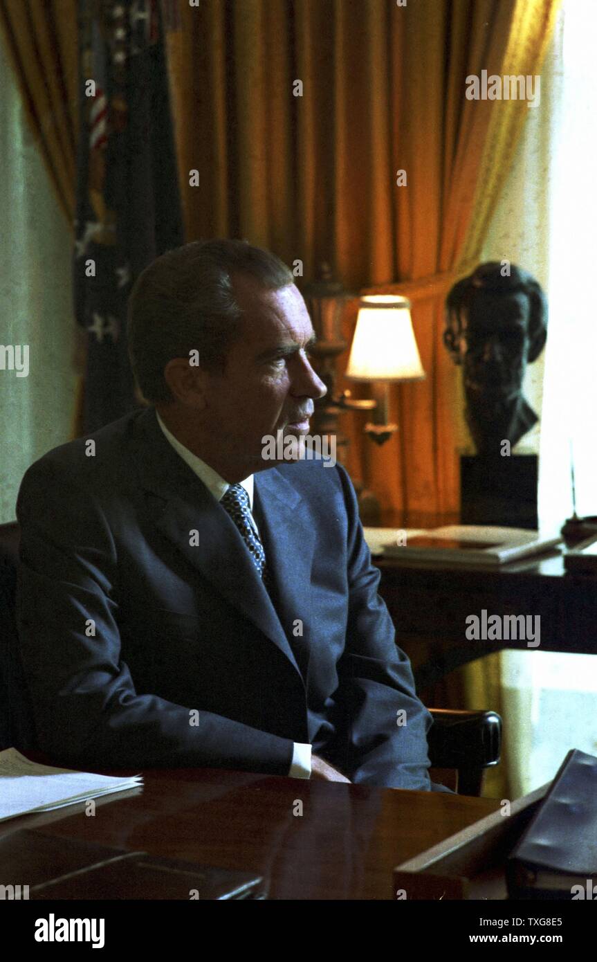 Richard Milhous Nixon, 37. Präsident der Vereinigten Staaten (1969-1974) Stockfoto