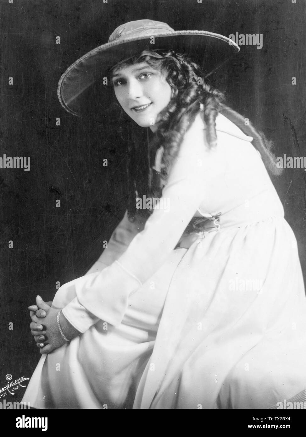 Mary Pickford (Gladys Louise Smith), Amerikanischer Stummfilm Schauspielerin Stockfoto