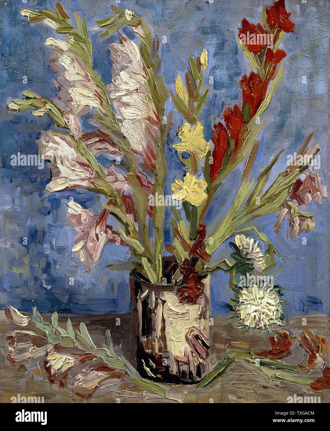 Vincent van gogh gemälde blaue vase -Fotos und -Bildmaterial in hoher
