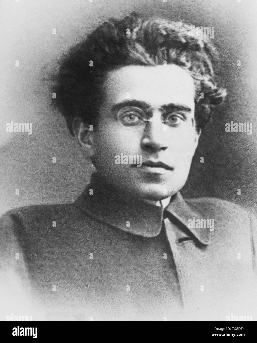 Foto von Antonio Gramsci (1891-1937) italienische marxistische Theoretiker und Politiker. Er schrieb über politische Theorie, Soziologie und Linguistik. Vom Jahre 1935 Stockfoto