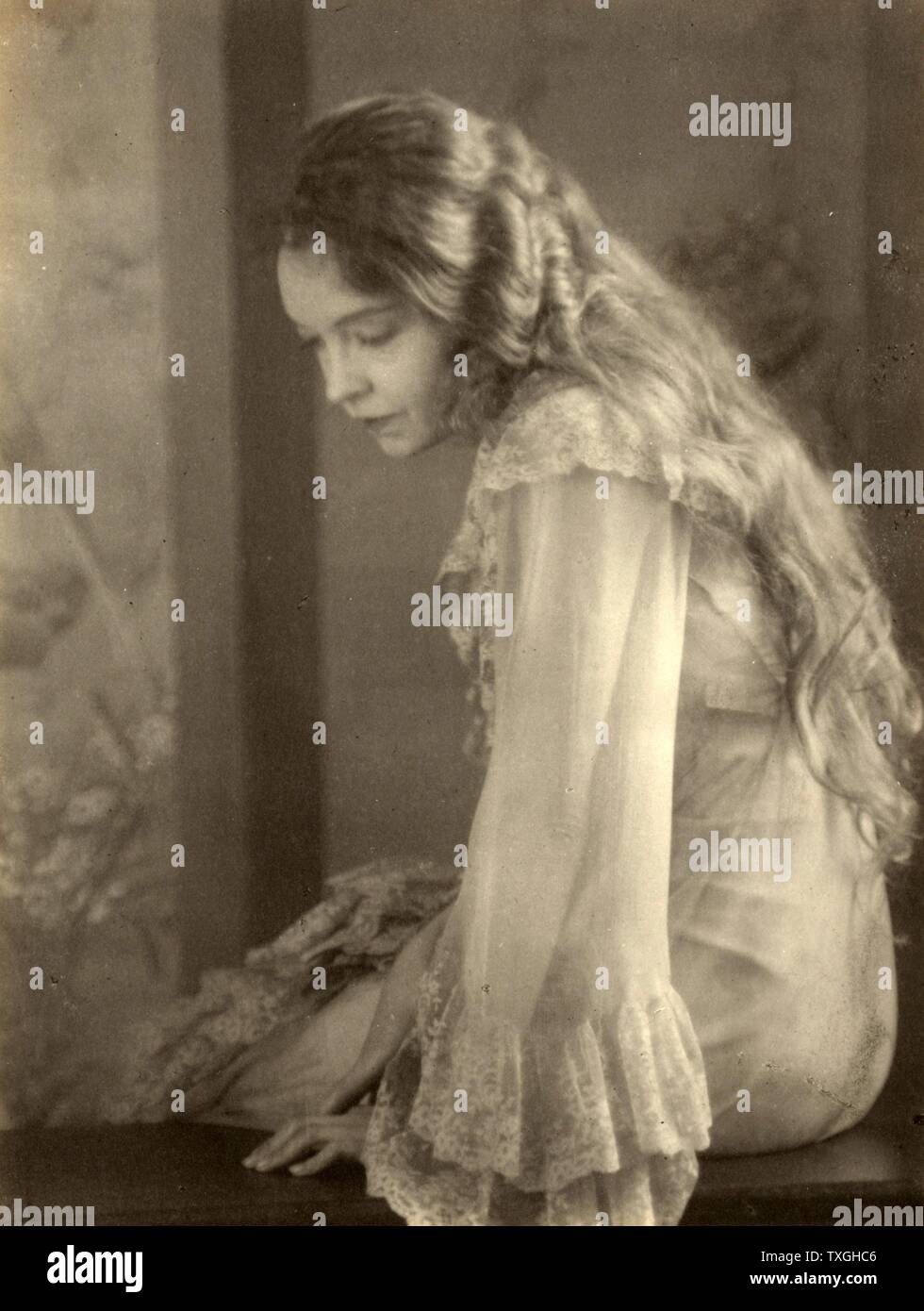 Lillian Gish, als Yelena Andrejewna 1930 Herstellung von Uncle Vanya Stockfoto