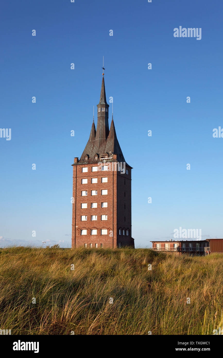 Geographie / Reisen, Deutschland, Niedersachsen, Neuer Westturm auf der Insel Wangerooge, Ostfriesische Inseln, zusätzliche-Rights-Clearance-Info-not-available Stockfoto