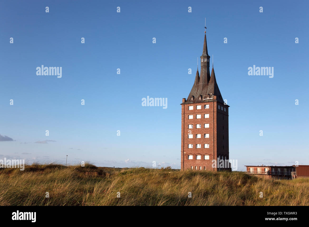 Geographie / Reisen, Deutschland, Niedersachsen, Neuer Westturm auf der Insel Wangerooge, Ostfriesische Inseln, zusätzliche-Rights-Clearance-Info-not-available Stockfoto
