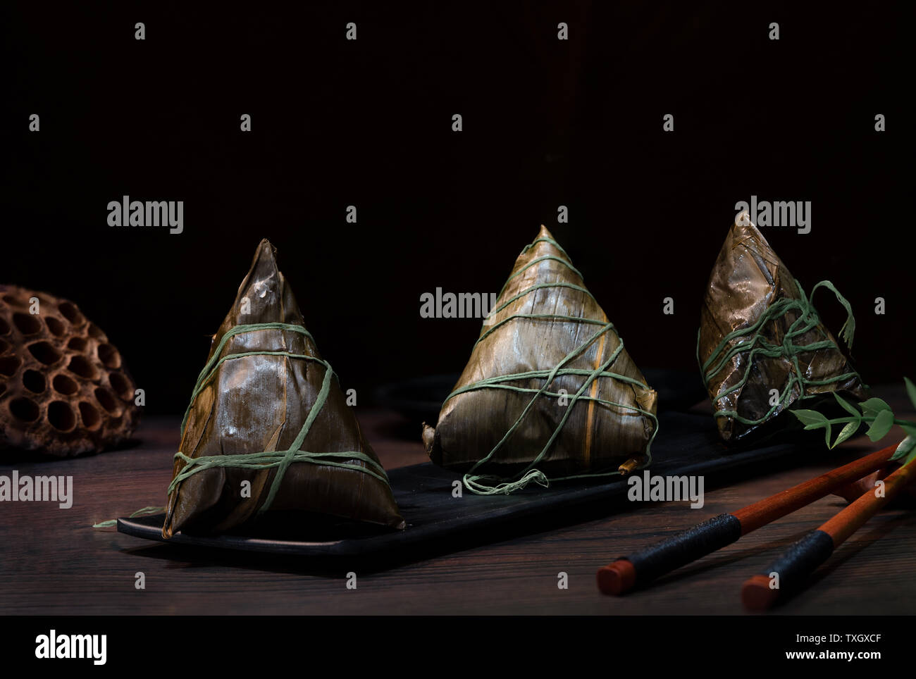 Dragon Boat Festival Zongzi Material Stockfoto