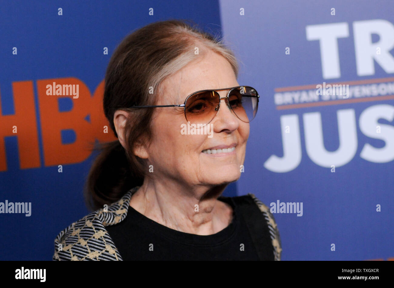 New York City, USA. 24. Juni, 2019. Gloria Steinem besucht die "wahre Gerechtigkeit: Bryan Stevensons für Gleichheit" Premiere in New York City, USA kämpfen. Credit: SOPA Images Limited/Alamy leben Nachrichten Stockfoto