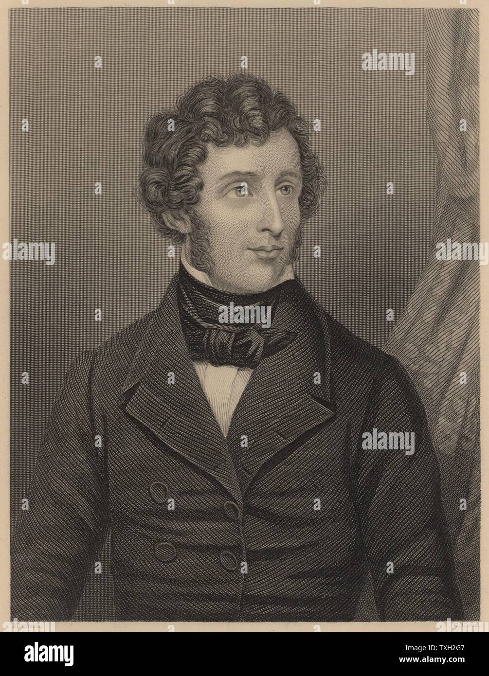 Friedrich Wohler (1800-1882), deutscher organischen Chemie. Isolierte Aluminium (1827), Harnstoff synthetisiert (1828), entdeckte Beryllium (1828), und erhielt Acetylen aus Kalziumkarbid. Von James Sheridan Muspratt 'Chemie' (London, c 1860). Gravur. Stockfoto