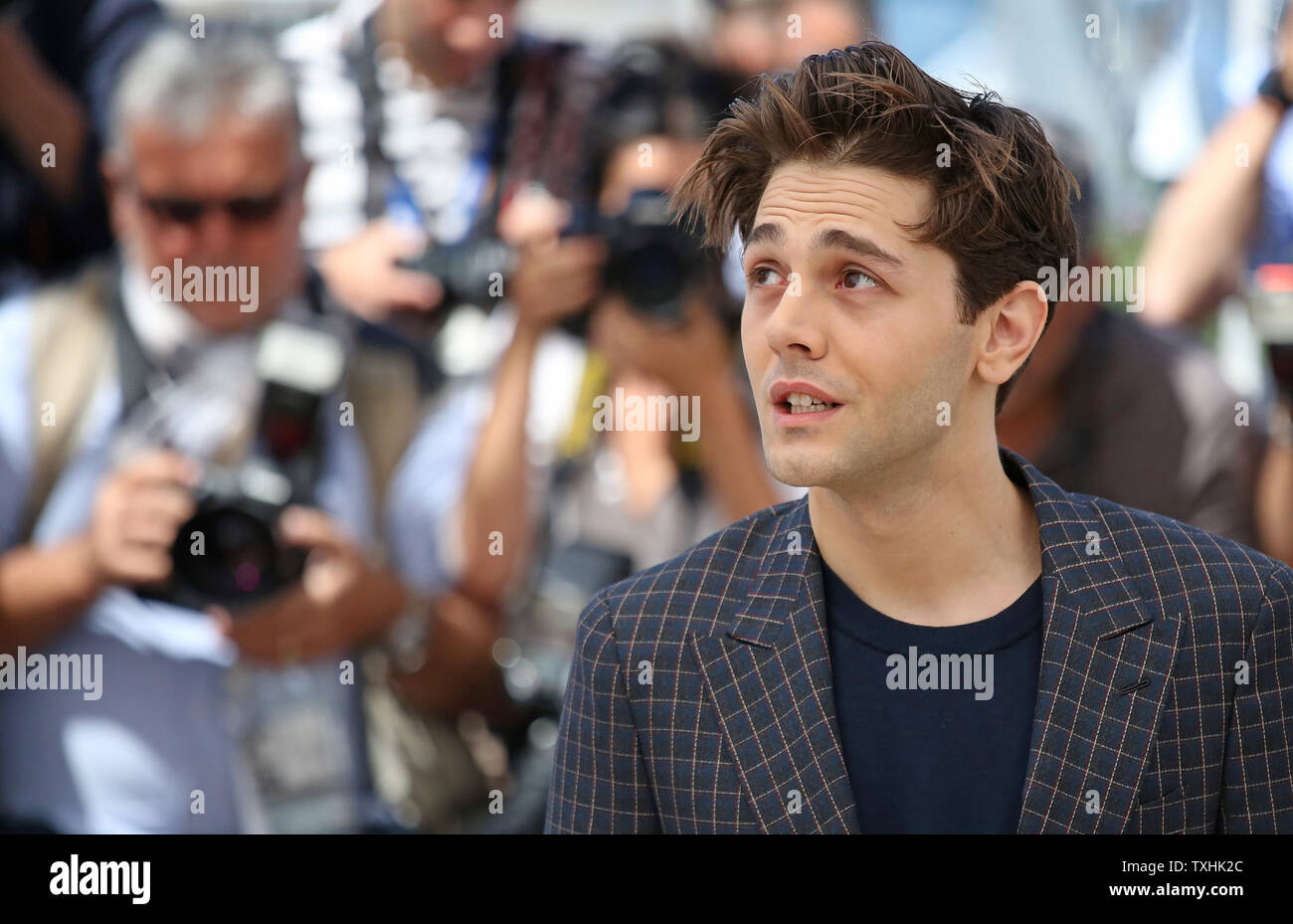 Xavier Dolan ist an einem Fotoshooting für den Film "Juste la fin du monde (Es ist nur das Ende der Welt)", die im Rahmen der 69. Internationalen Filmfestspiele von Cannes in Cannes, Frankreich am 19. Mai 2016. Foto von David Silpa/UPI Stockfoto