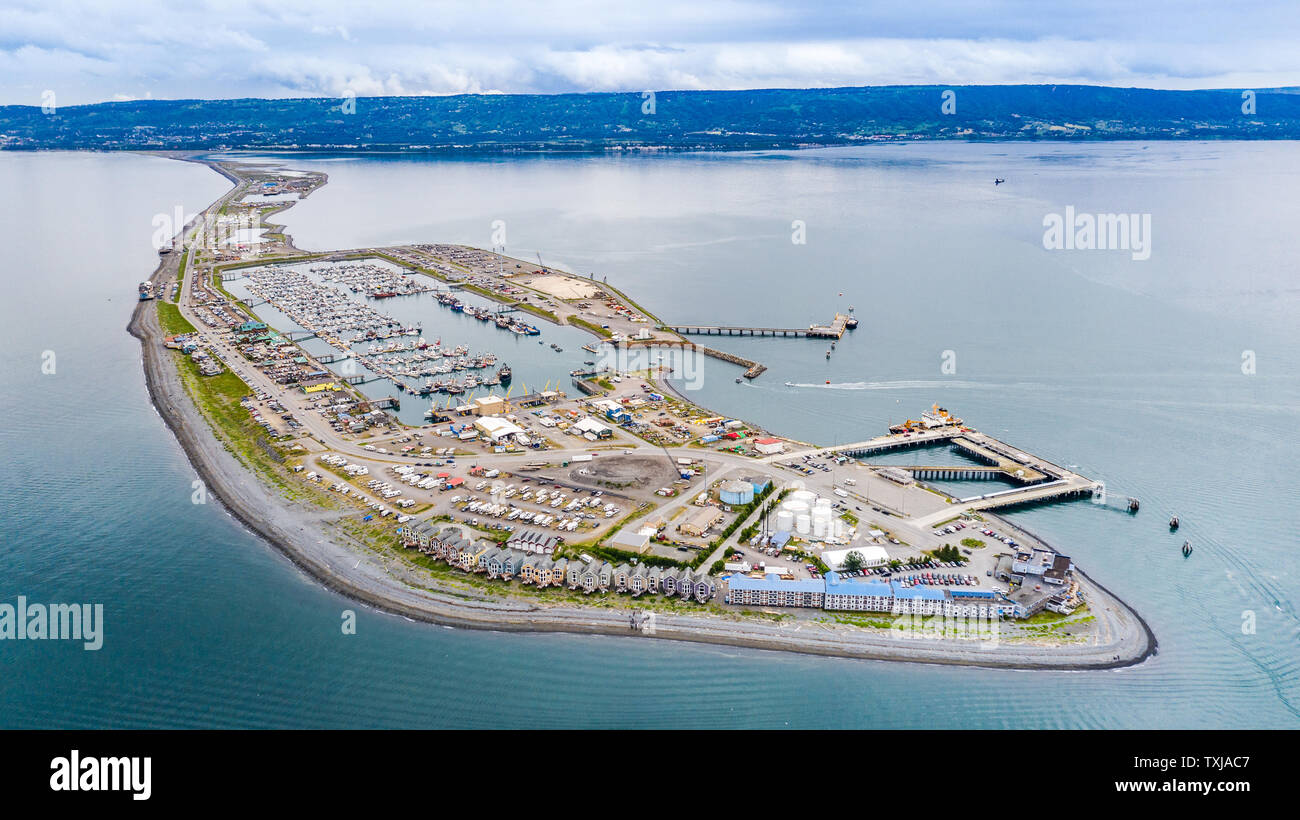 Homer Spit, Homer, Alaska, USA Stockfoto