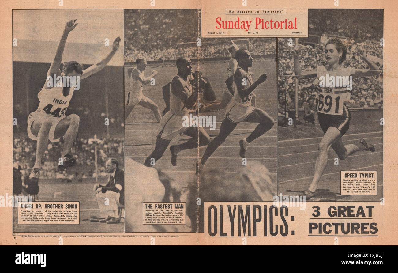 1948 Olympische Spiele Stockfotos und bilder Kaufen Alamy