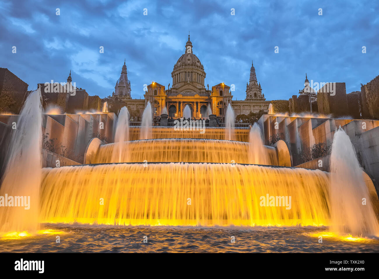 National Palace, Barcelona Stockfoto