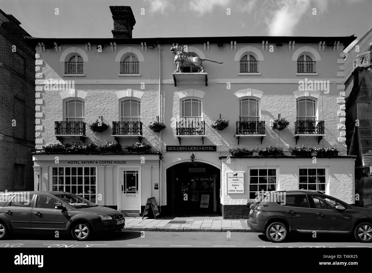 Golden Lion Hotel St Ives Cambridgeshire England Stockfoto